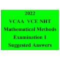 Detailed answers 2022 VCAA VCE NHT Mathematical Methods Examination 1